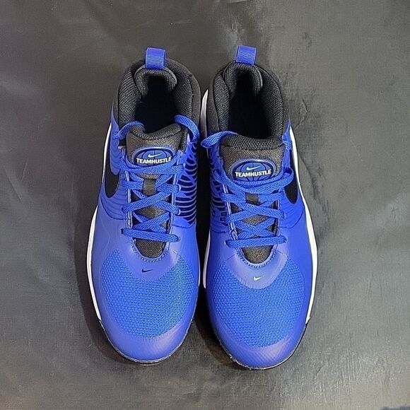 BRAND NEW NIKE TEAMHUSTEL ROUND TOE LACE-UP CLOSURE GENUINE LEATHER SNEAKER - Picture 5 of 16